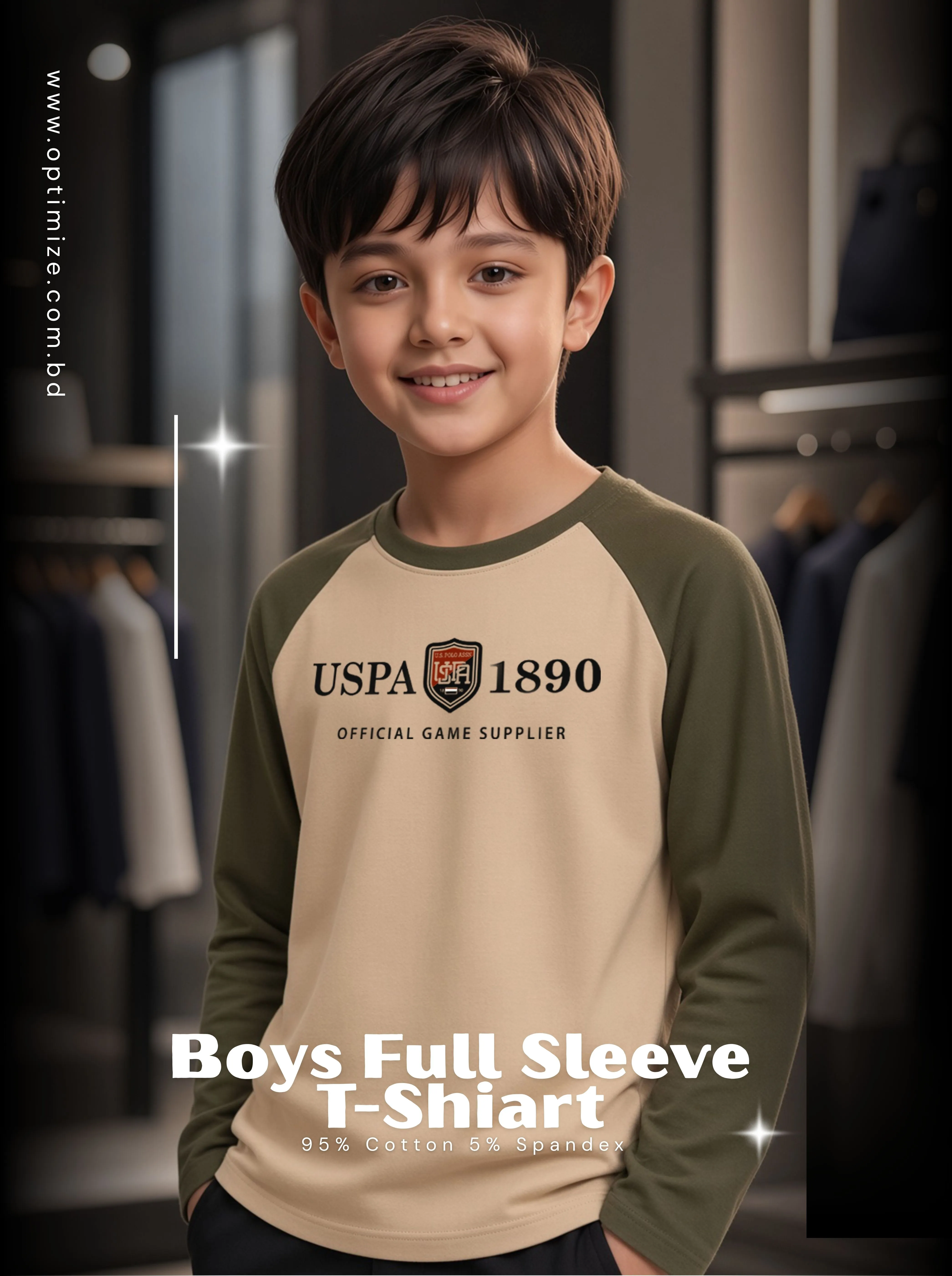 BOYS FULL SLEEVE T-SHIRT