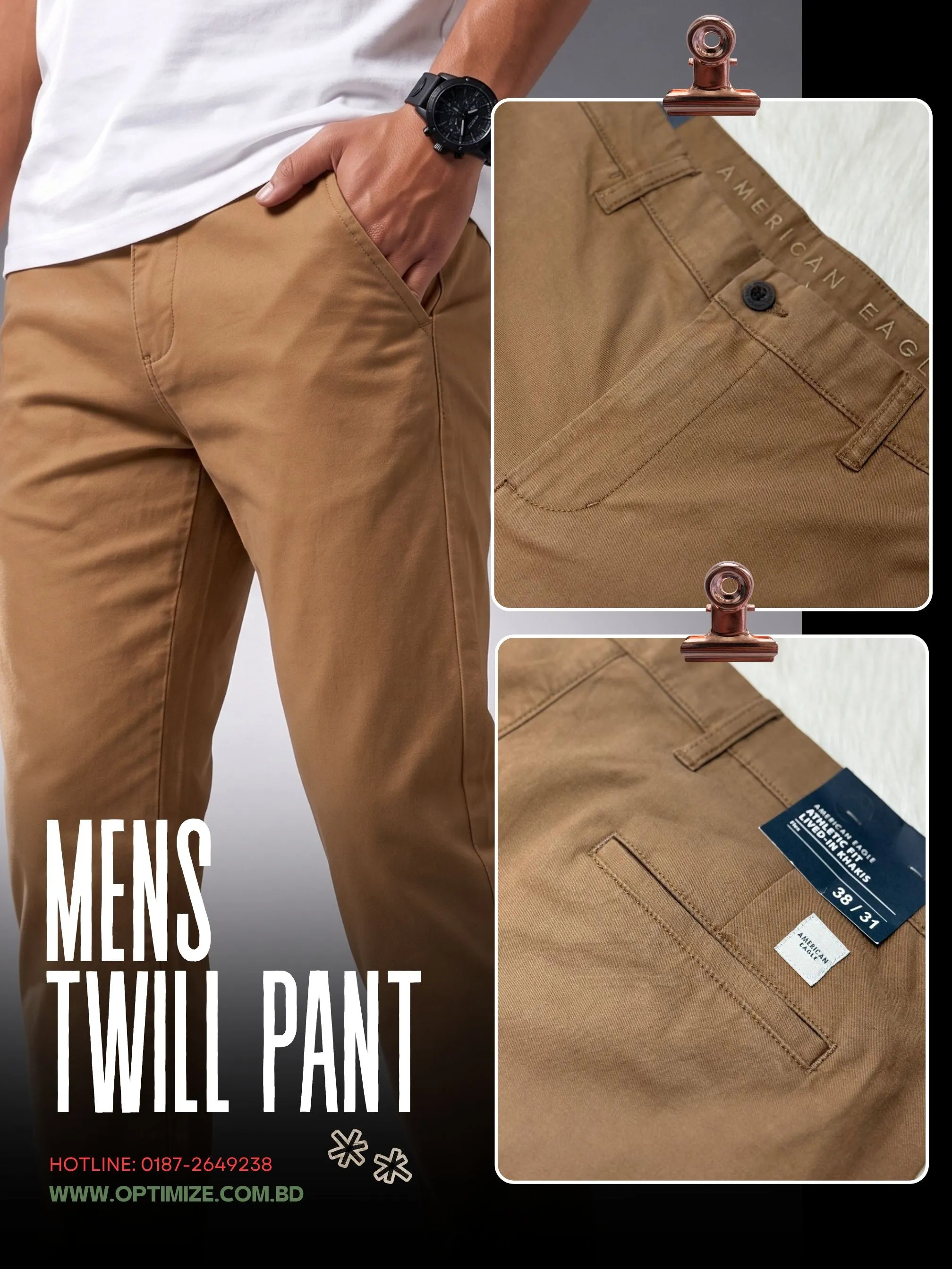 MENS TWILL PANT